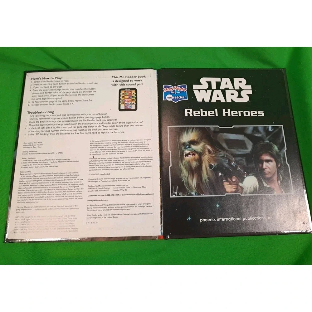 Lot of 3 Star Wars Disney Picture Books, Me‎ Reader Compatible 2015